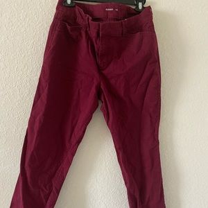 Burgundy Pixie Pants